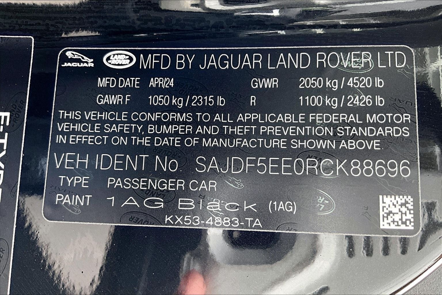 2024 Jaguar F-TYPE P450