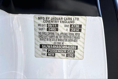 2012 Jaguar XK XKR-S
