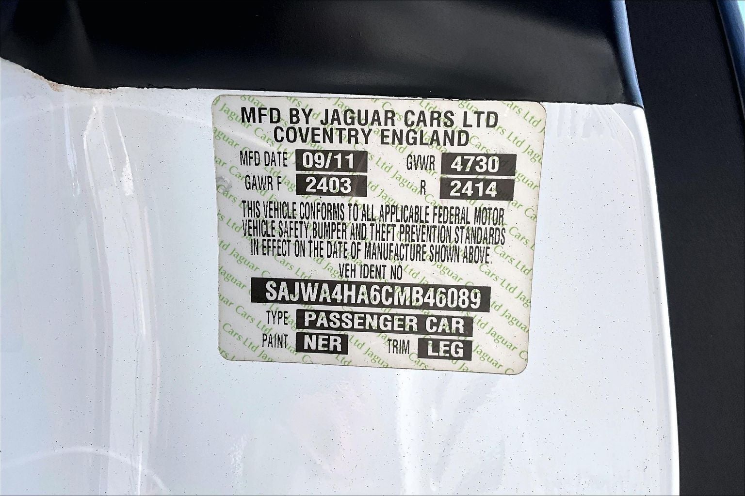 2012 Jaguar XK XKR-S