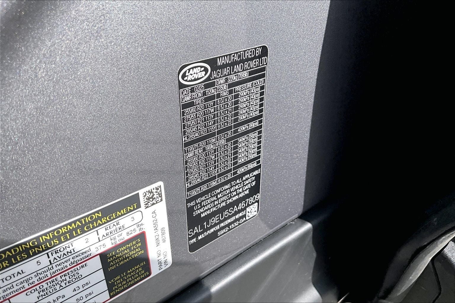 2025 Land Rover Range Rover Sport S