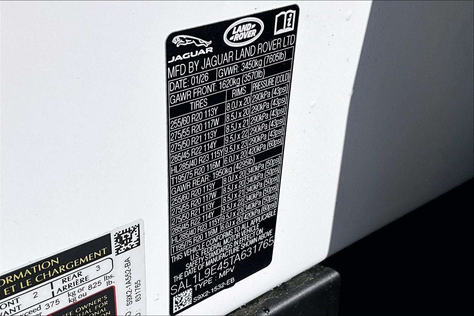 2026 Land Rover Range Rover Sport Plug-in Hybrid Dynamic SE