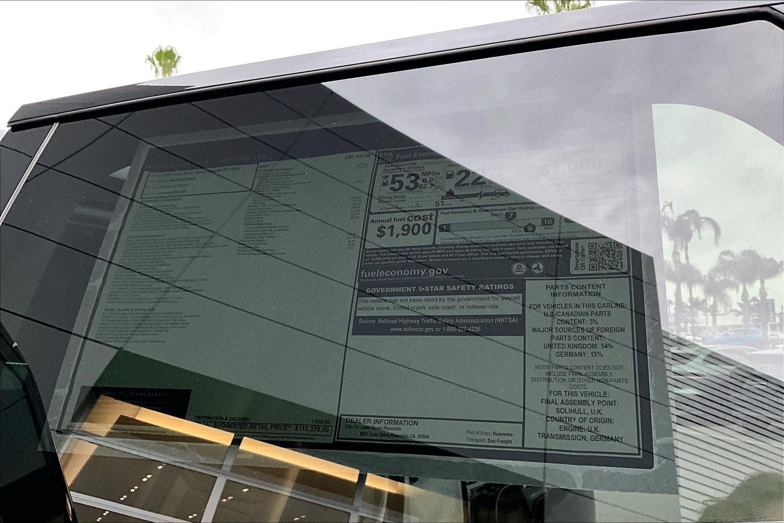 2026 Land Rover Range Rover Sport Plug-in Hybrid Dynamic SE