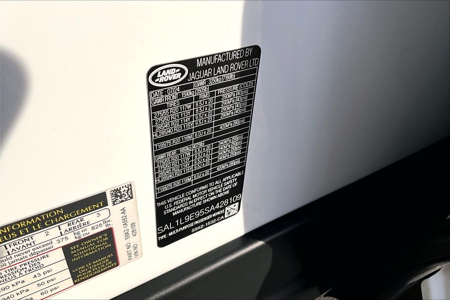 2025 Land Rover Range Rover Sport Dynamic SE