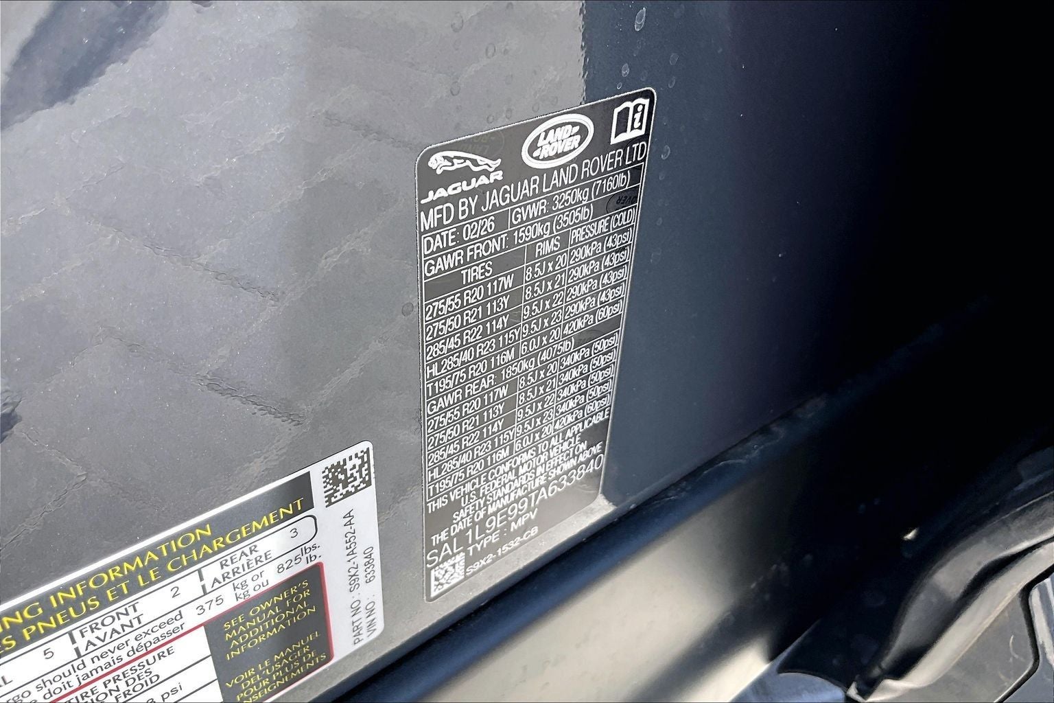 2026 Land Rover Range Rover Sport Dynamic SE