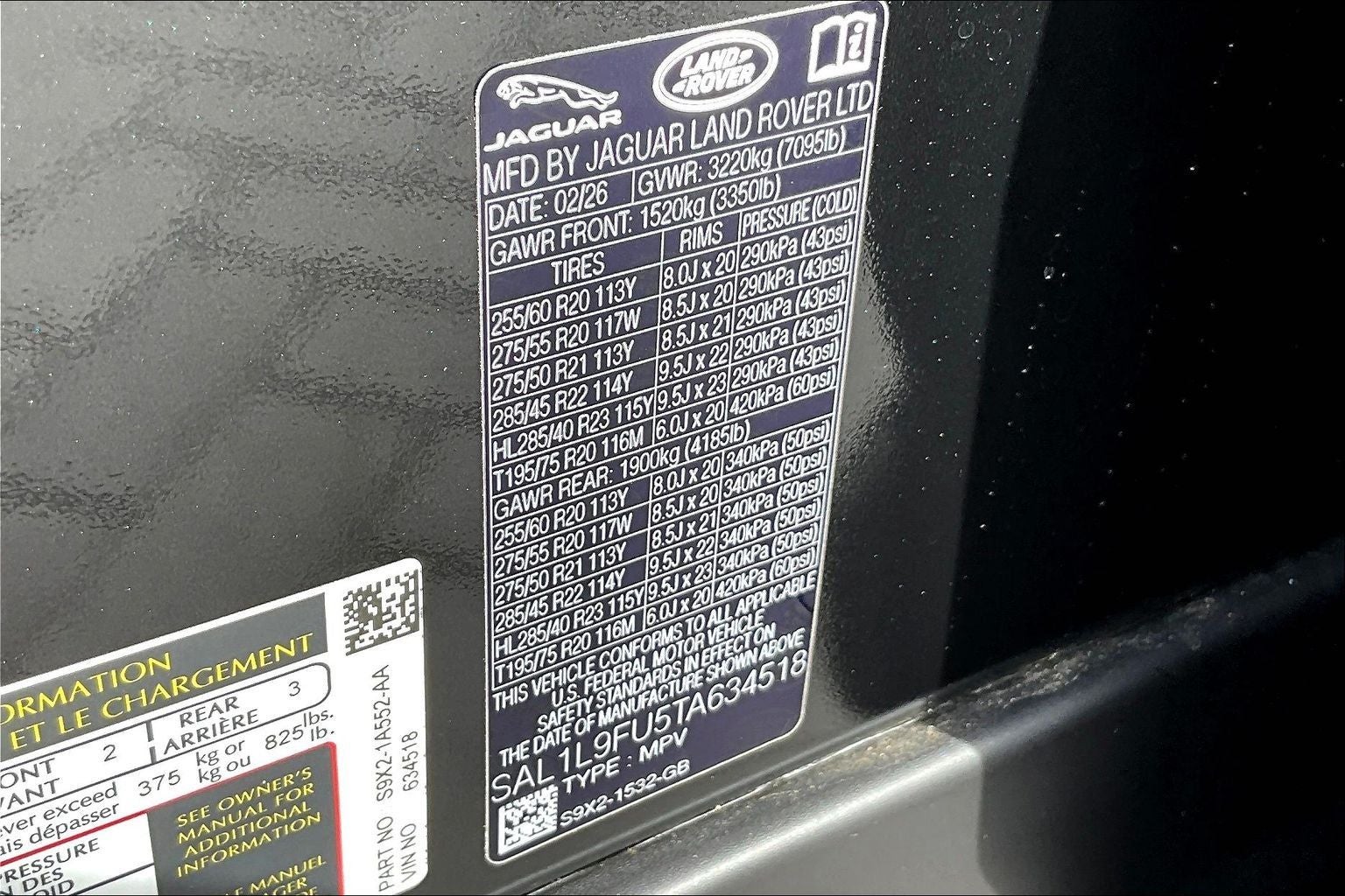 2026 Land Rover Range Rover Sport Dynamic SE