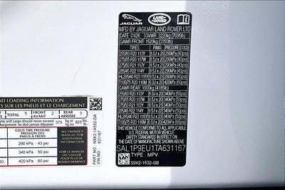 2026 Land Rover Range Rover Sport SE