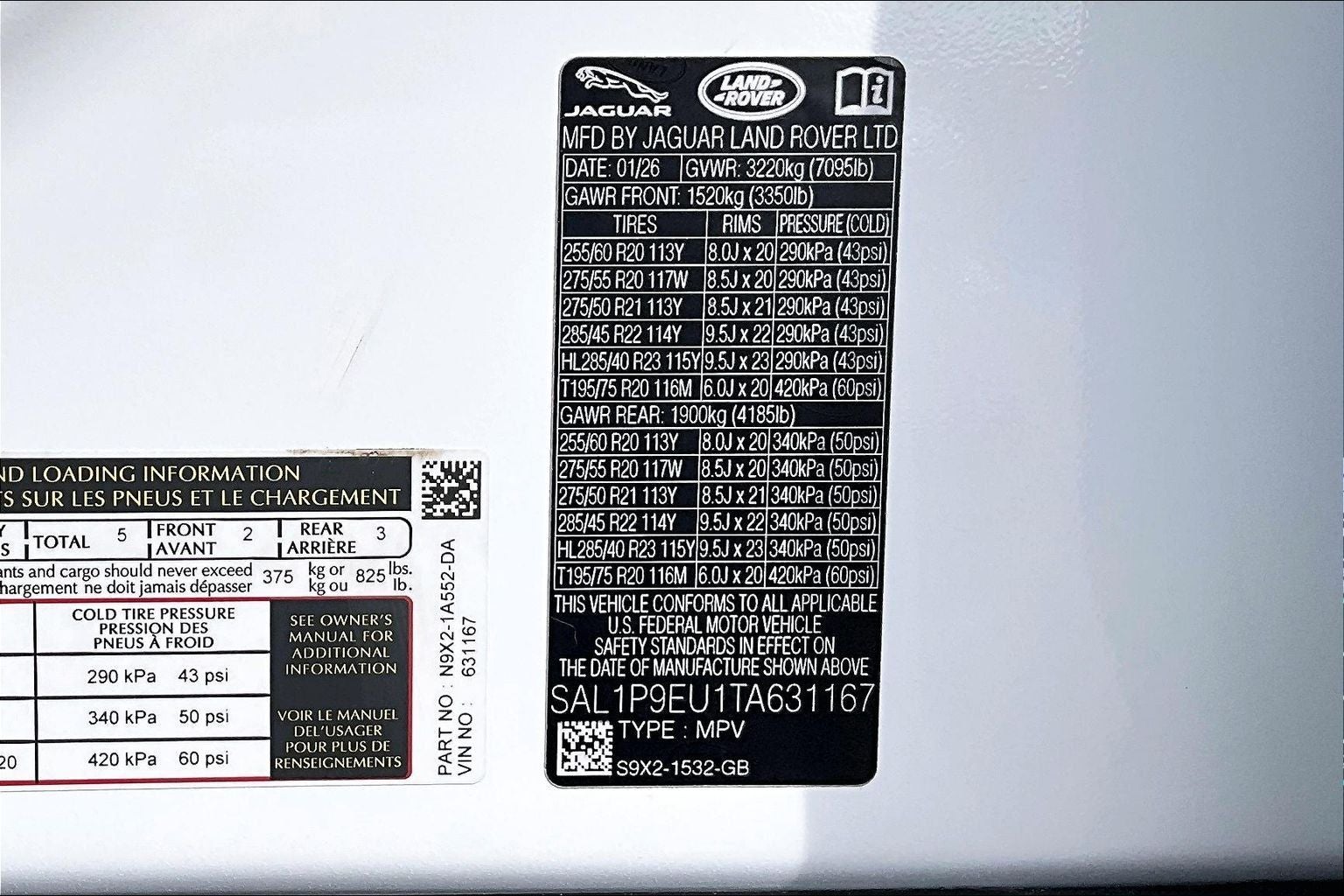 2026 Land Rover Range Rover Sport SE