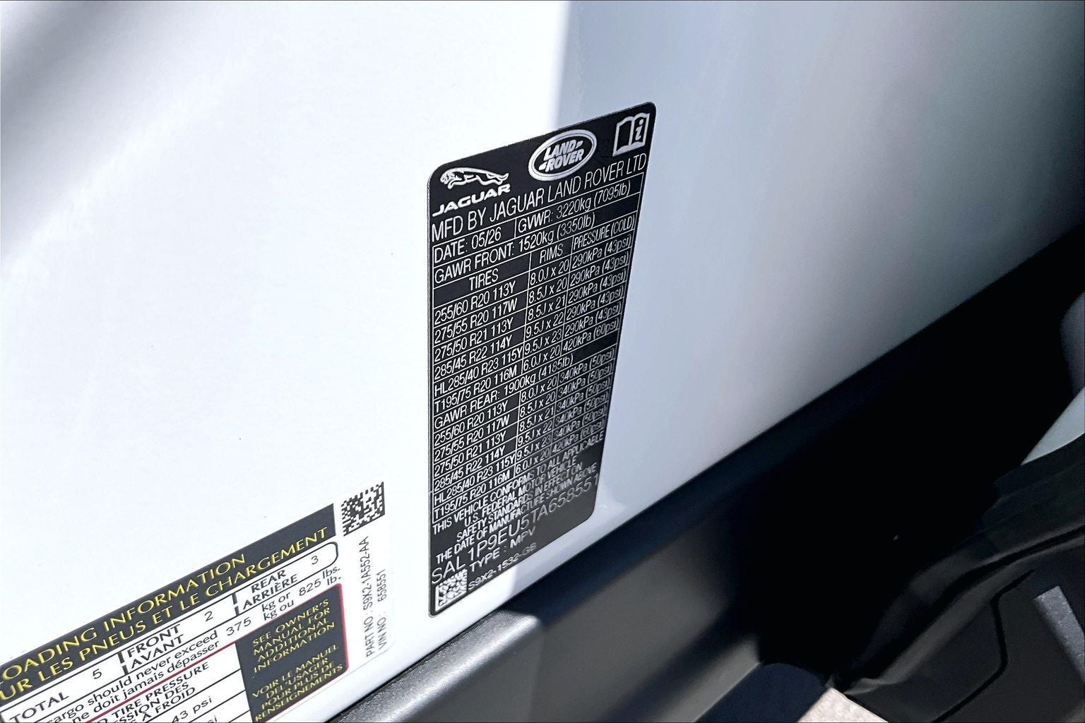 2026 Land Rover Range Rover Sport SE