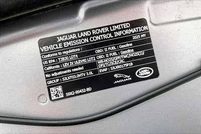 2025 Land Rover Range Rover Sport SE