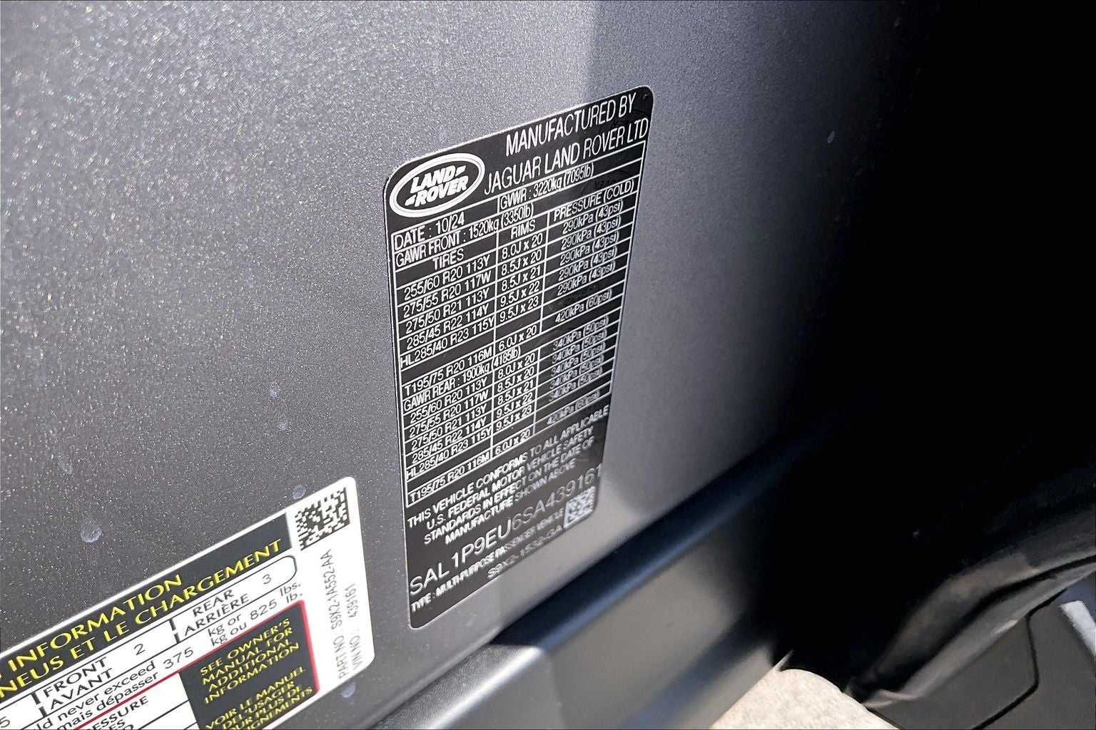 2025 Land Rover Range Rover Sport SE