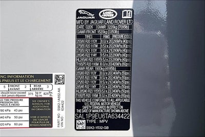 2026 Land Rover Range Rover Sport SE