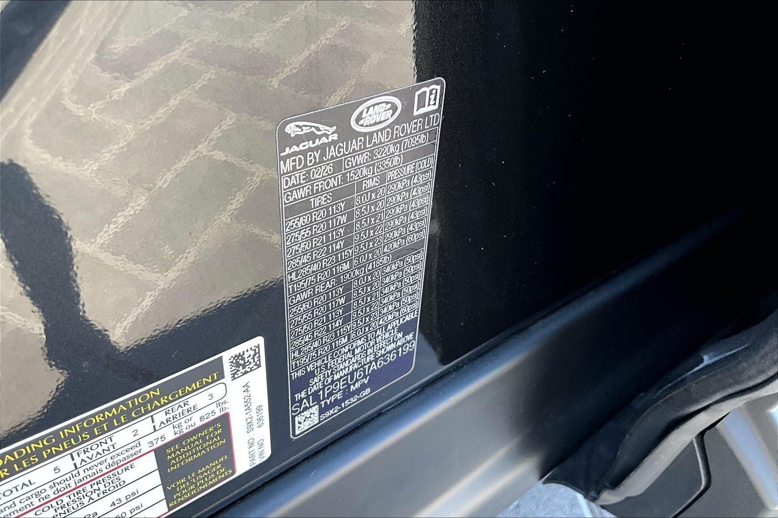 2026 Land Rover Range Rover Sport SE