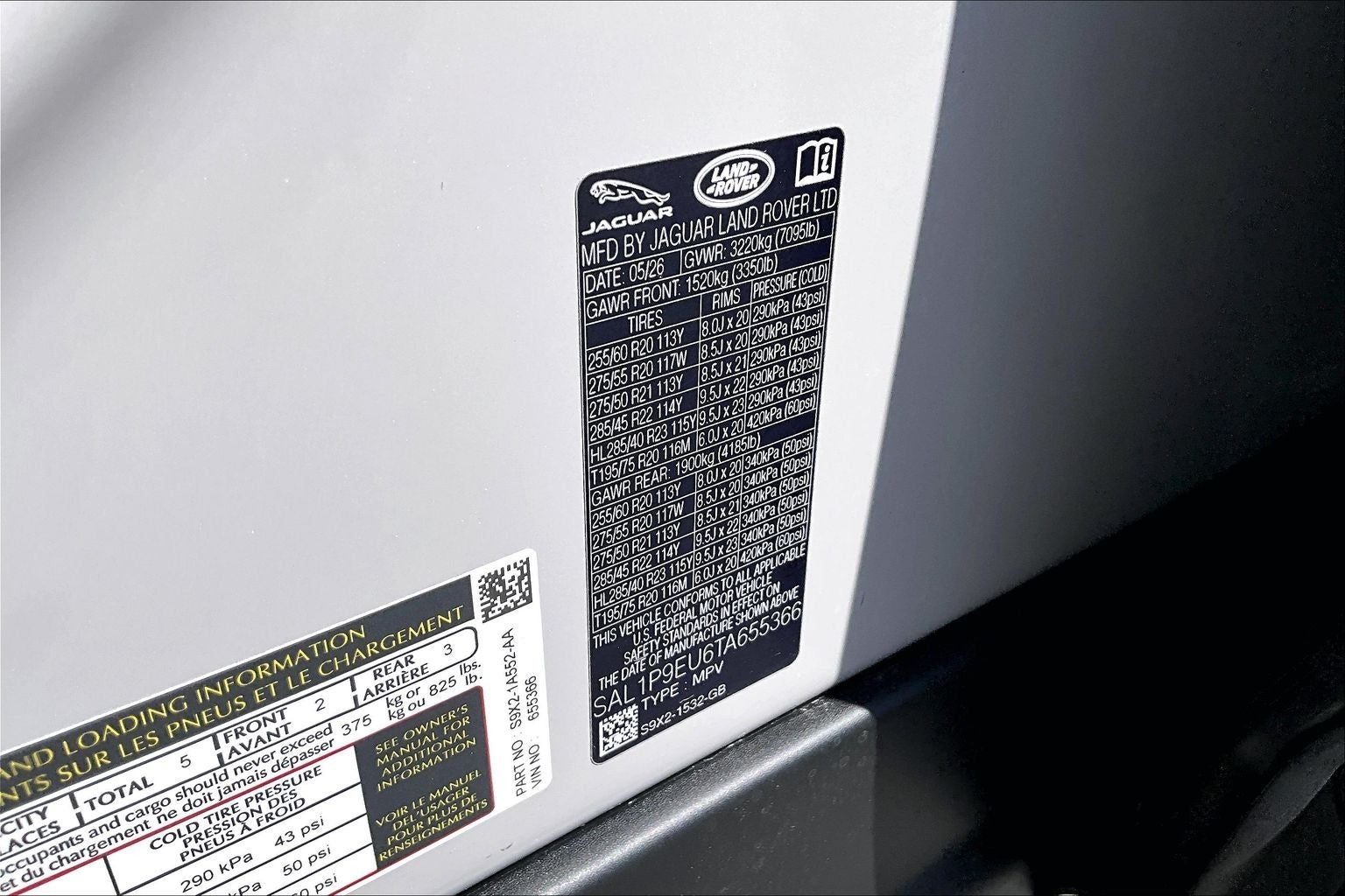 2026 Land Rover Range Rover Sport SE