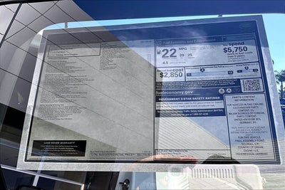 2026 Land Rover Range Rover Sport SE