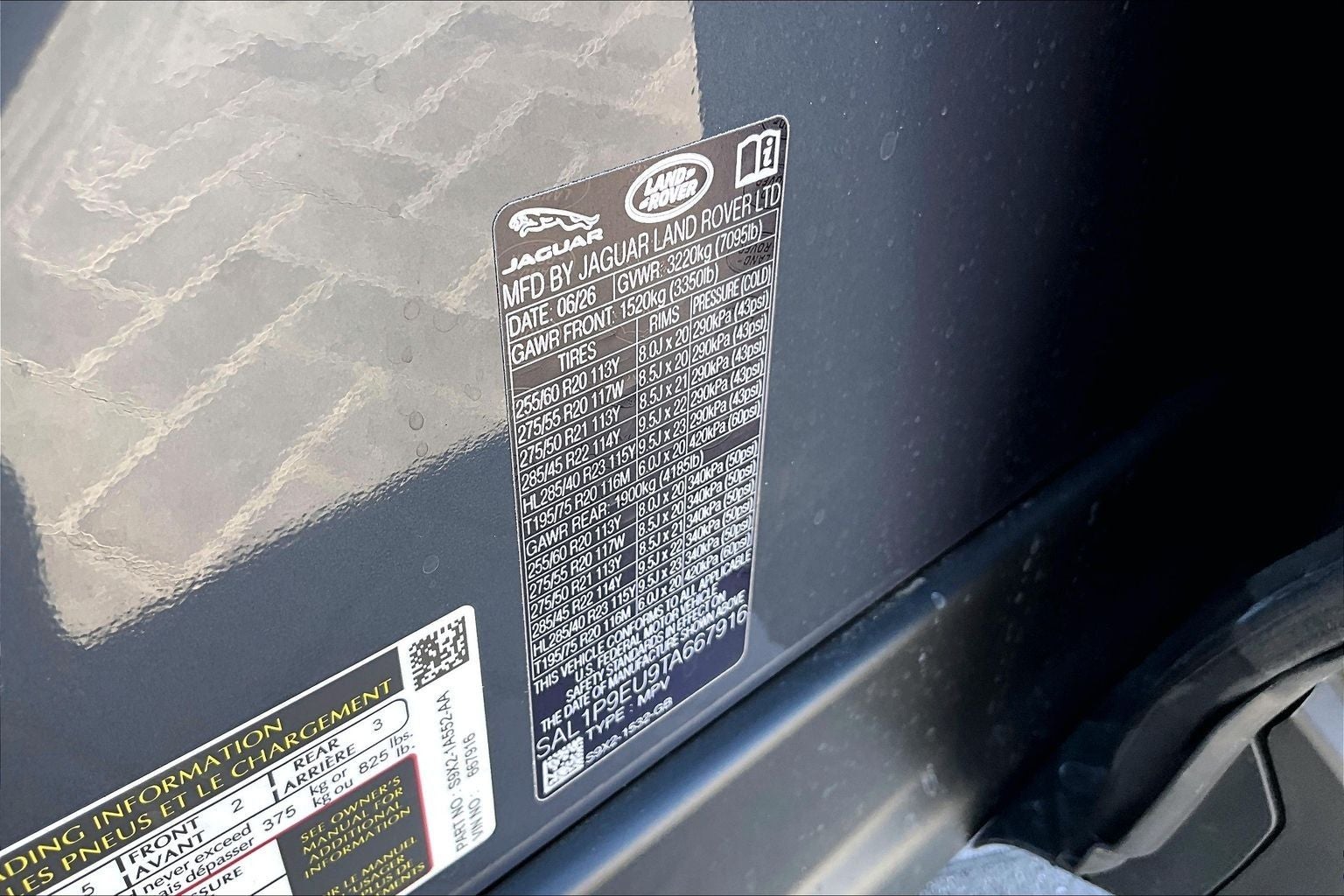 2026 Land Rover Range Rover Sport SE