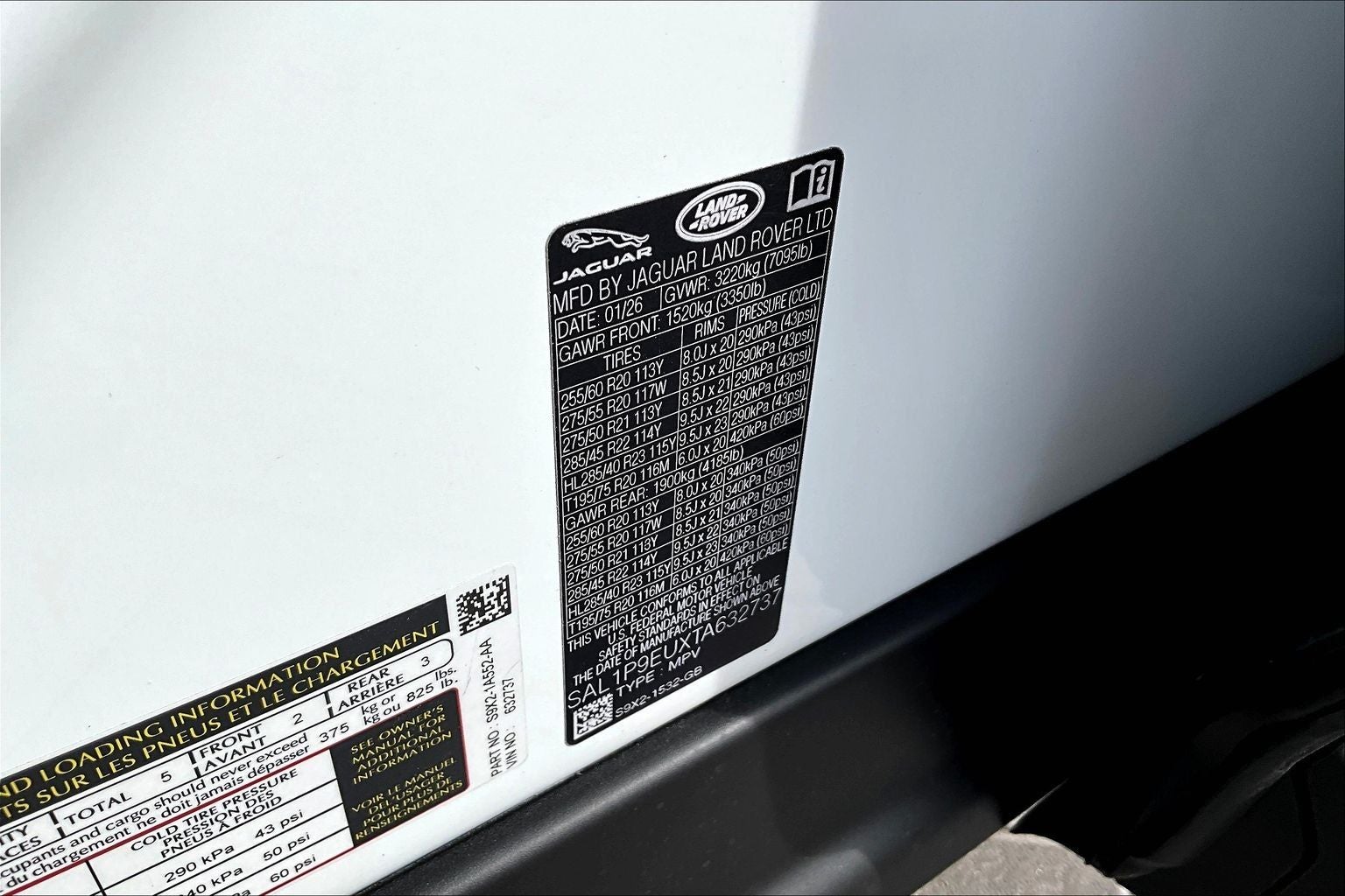 2026 Land Rover Range Rover Sport SE