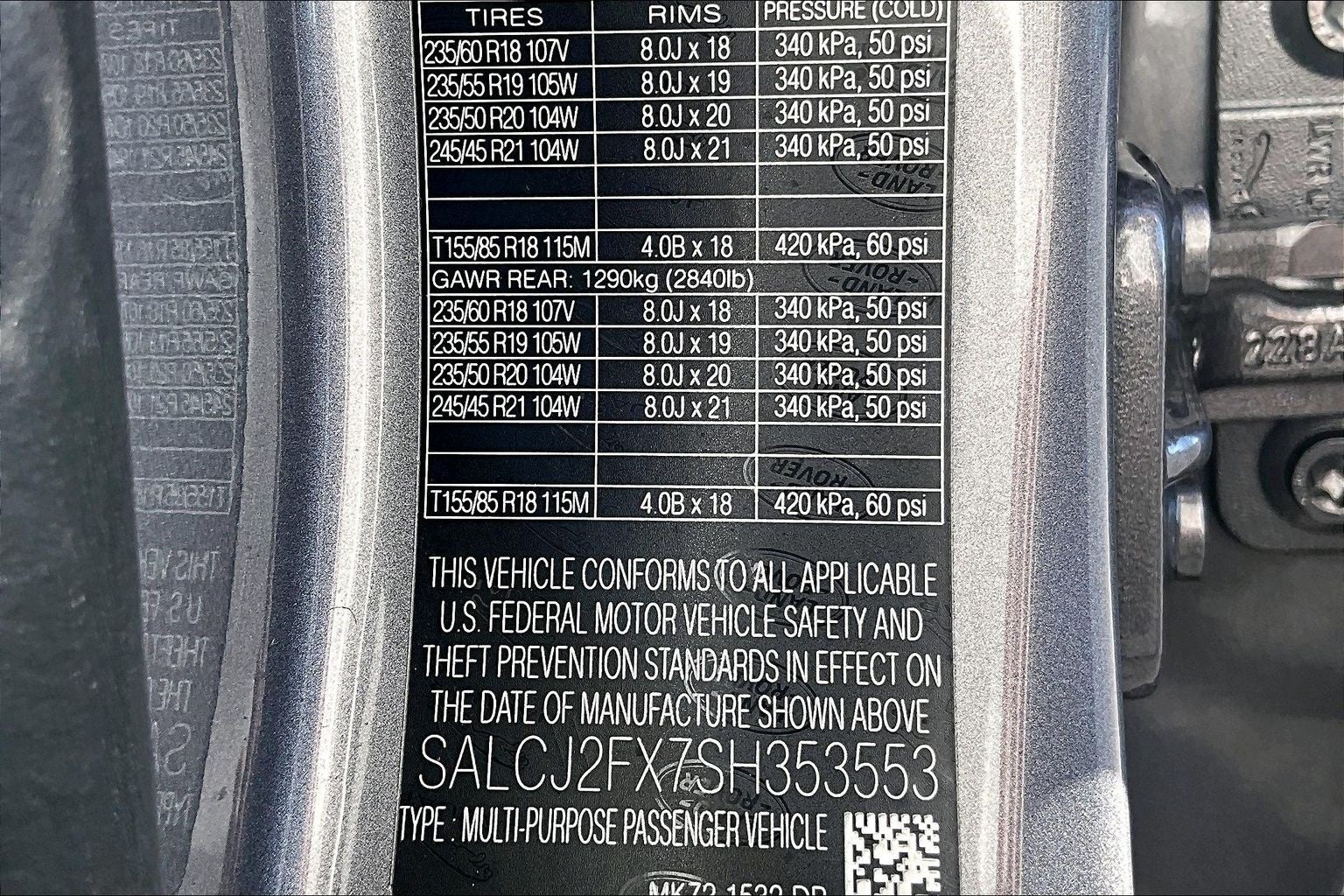 2025 Land Rover Discovery Sport S