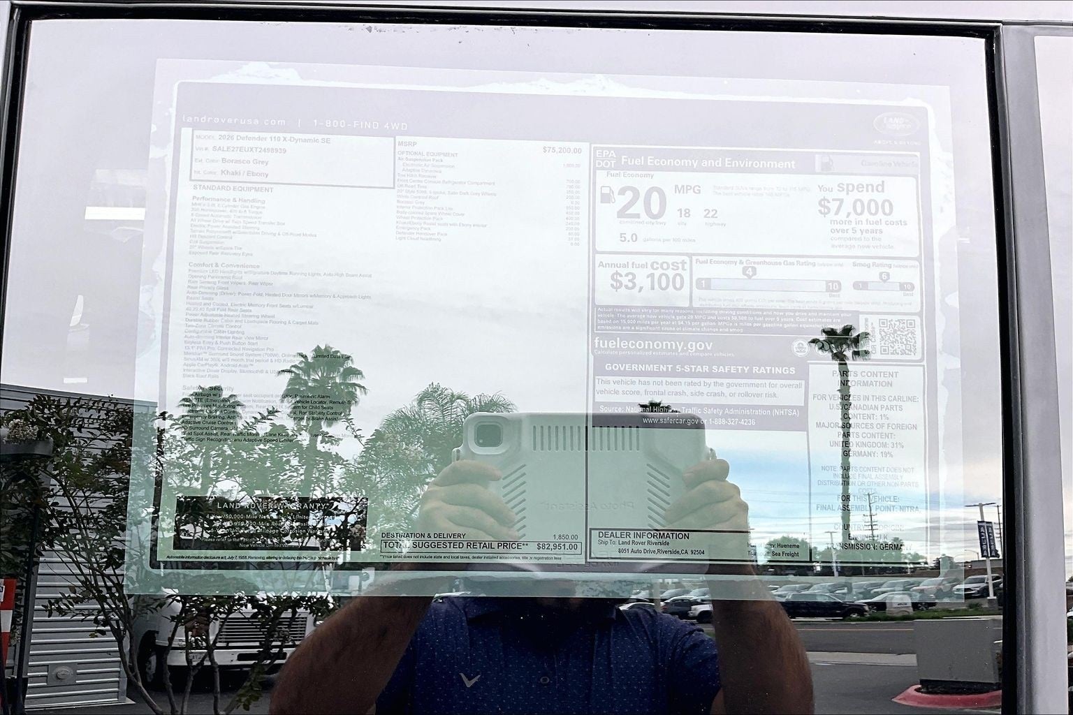 2026 Land Rover Defender 110 X-Dynamic SE