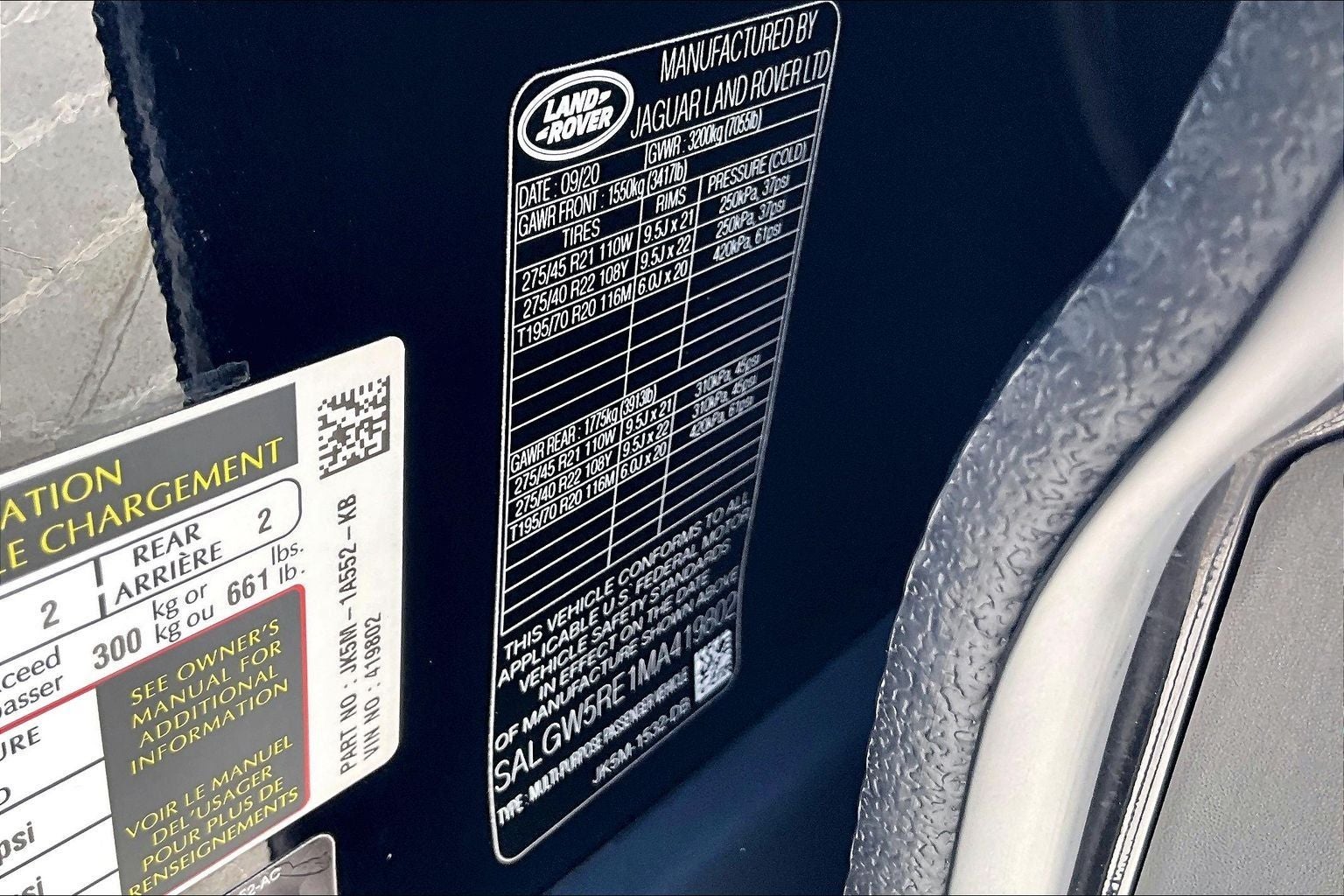2021 Land Rover Range Rover SVAutobiography LWB