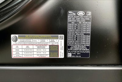 2026 Land Rover Range Rover SE