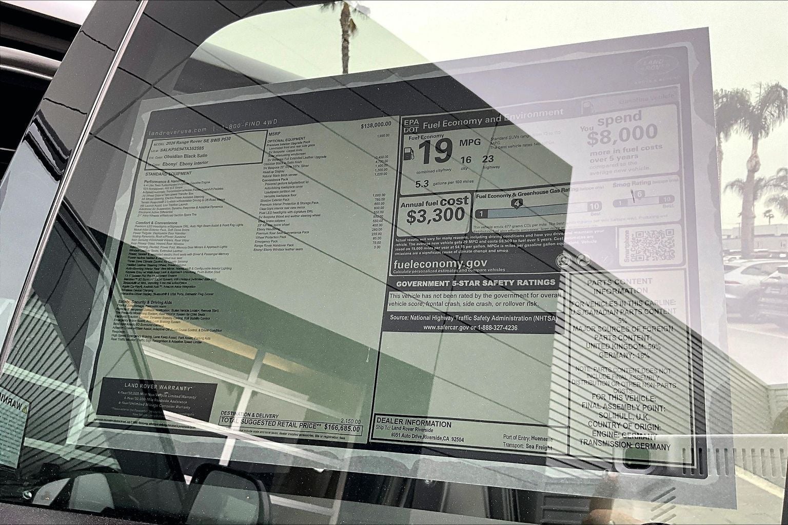 2026 Land Rover Range Rover SE