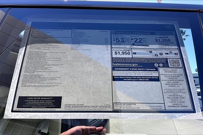 2026 Land Rover Range Rover Plug-In Hybrid SE