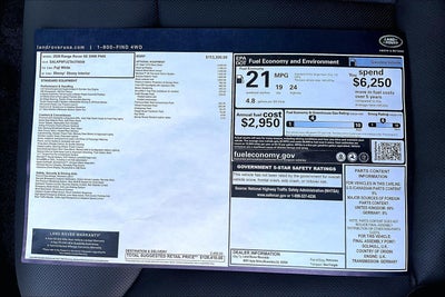 2026 Land Rover Range Rover SE