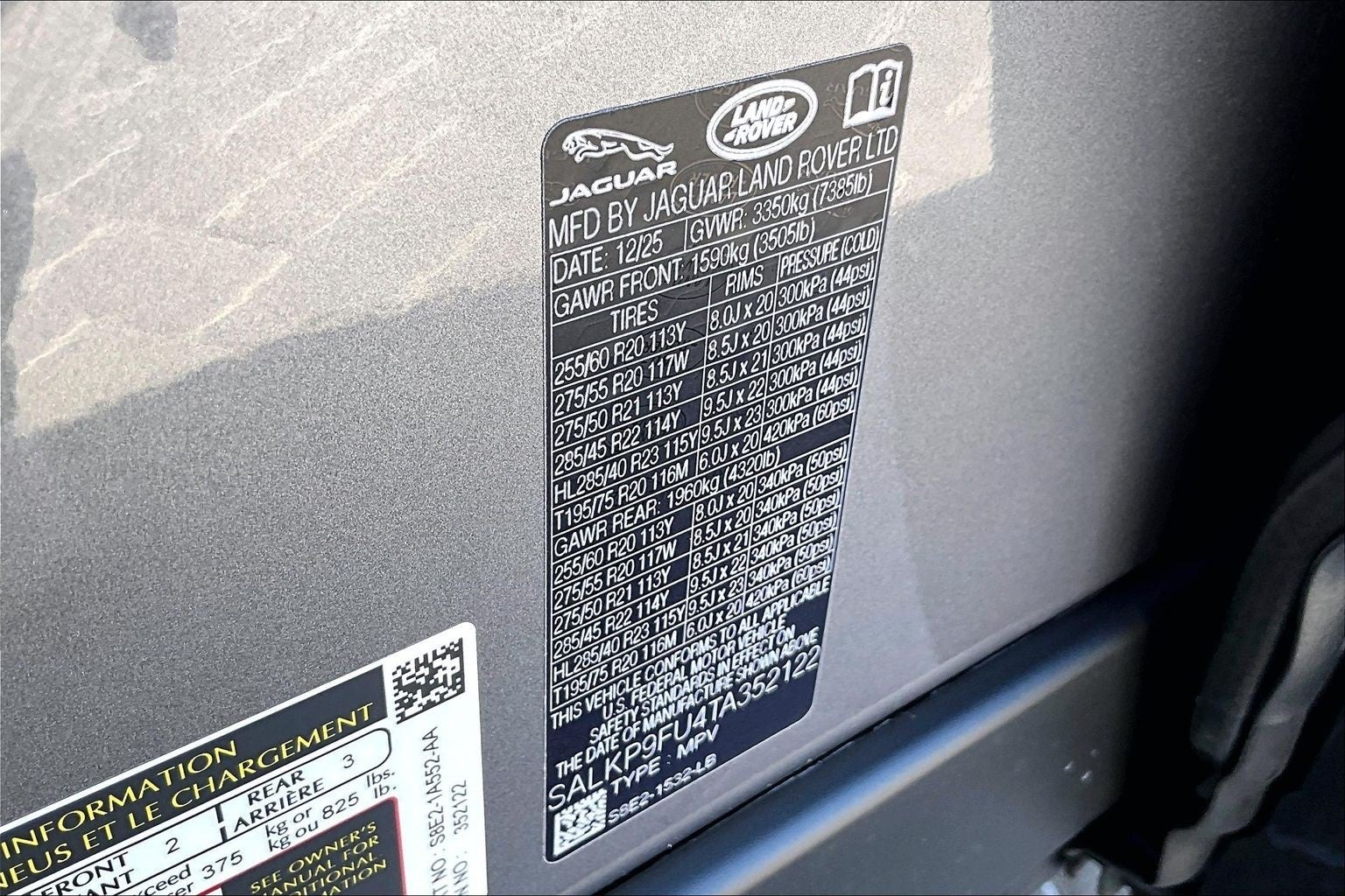 2026 Land Rover Range Rover SE