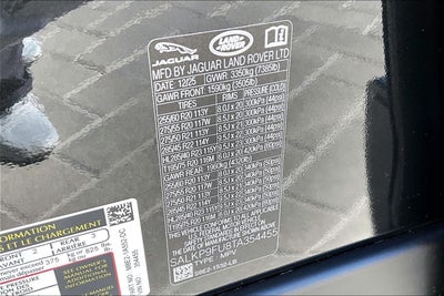 2026 Land Rover Range Rover SE