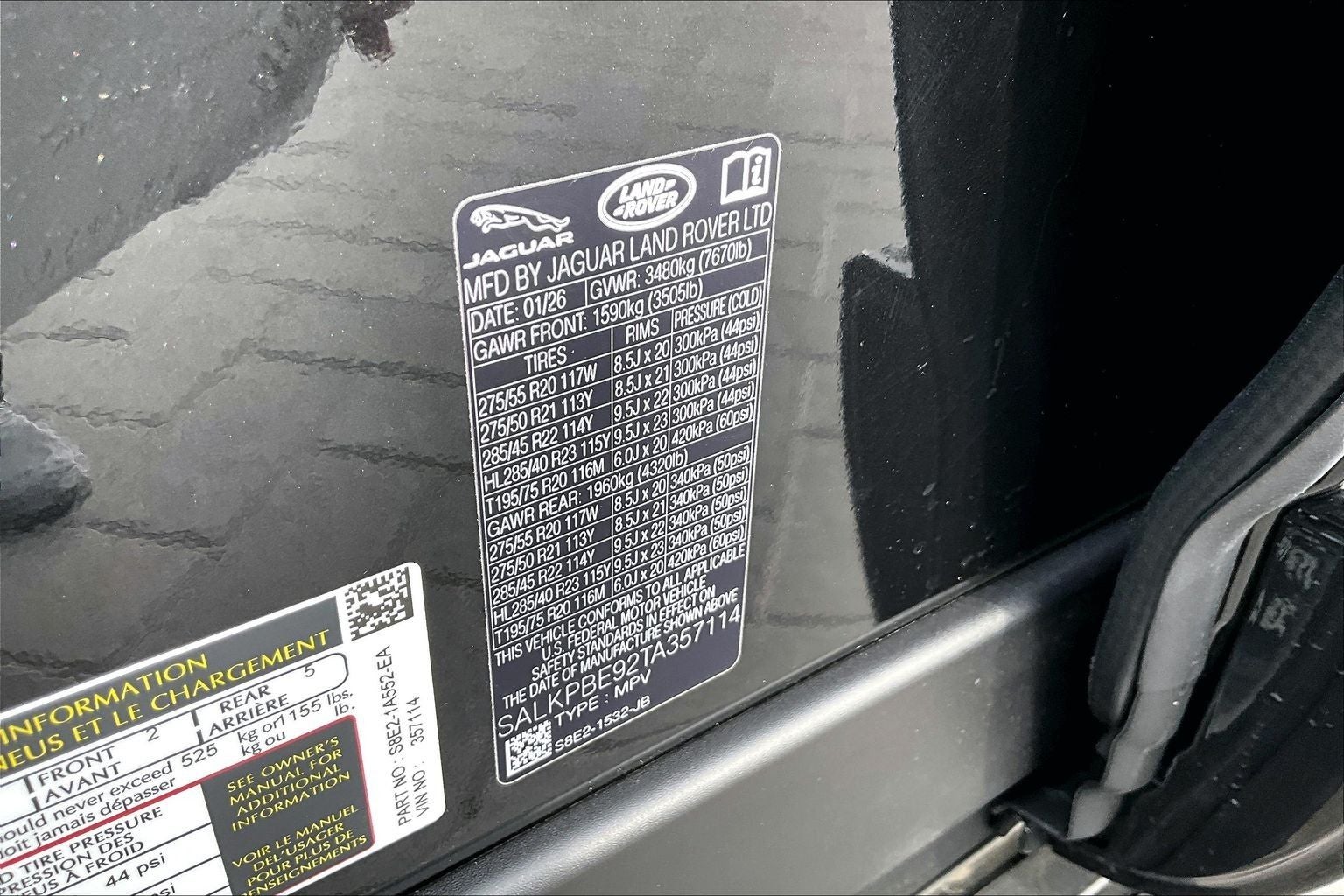 2026 Land Rover Range Rover SE LWB