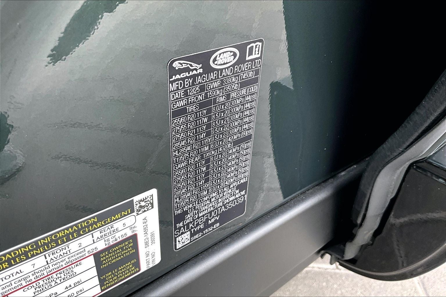 2026 Land Rover Range Rover SE LWB