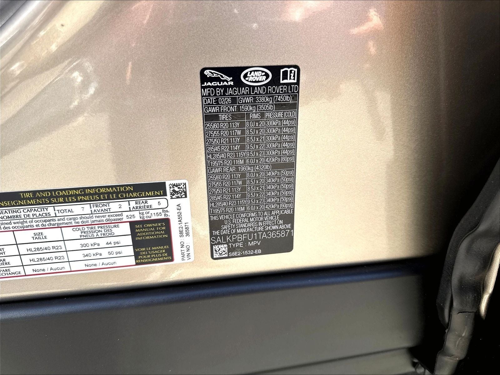 2026 Land Rover Range Rover SE LWB