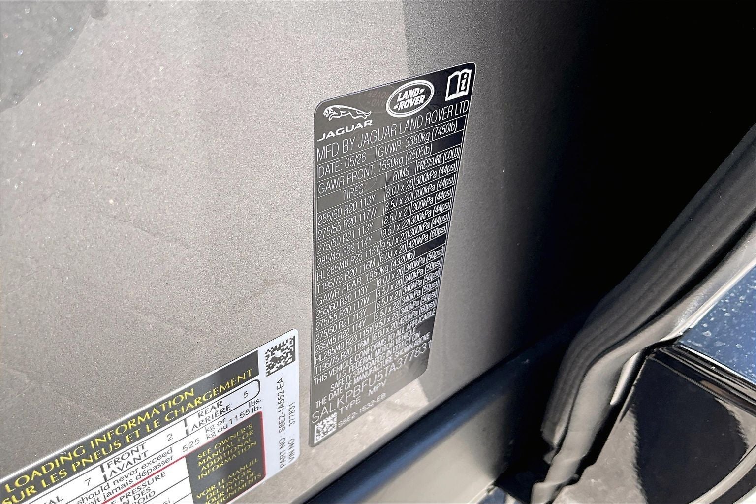 2026 Land Rover Range Rover SE LWB