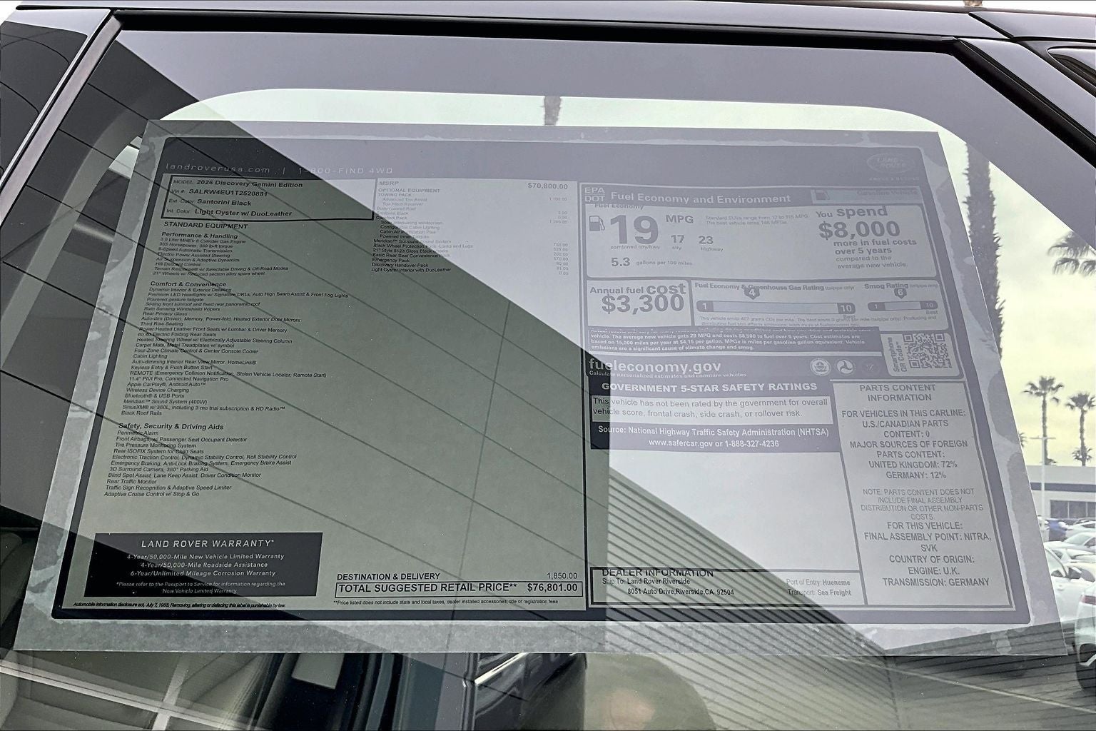 2026 Land Rover Discovery Gemini Edition