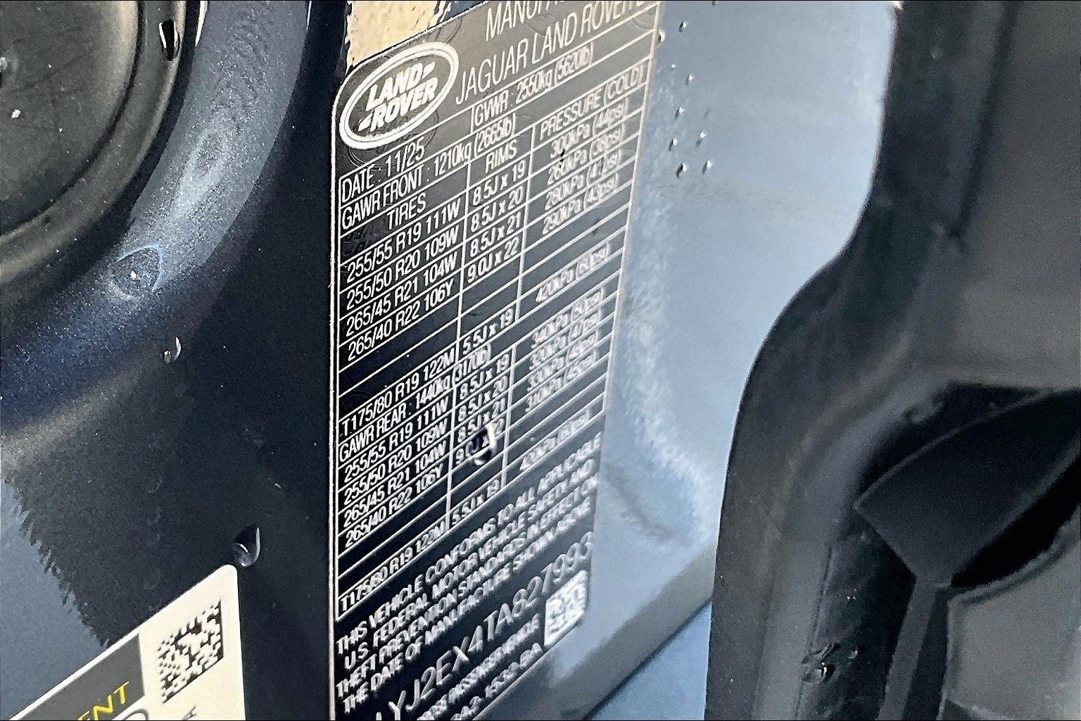 2026 Land Rover Range Rover Velar S