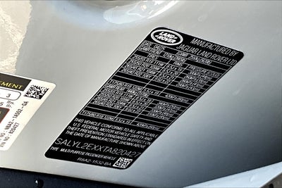 2026 Land Rover Range Rover Velar Dynamic SE