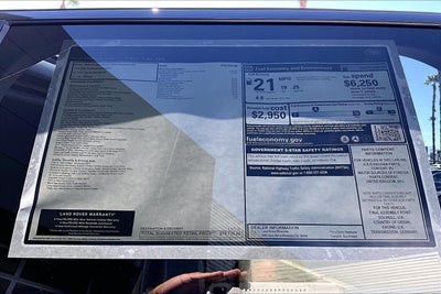 2026 Land Rover Range Rover Velar Dynamic SE