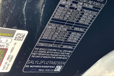 2026 Land Rover Range Rover Velar Dynamic SE