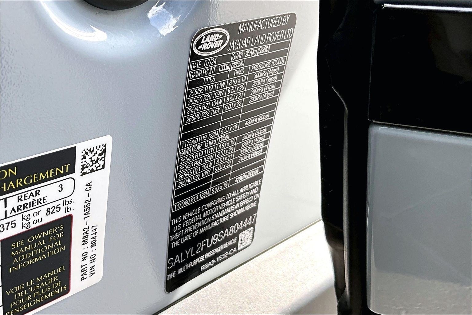 2025 Land Rover Range Rover Velar Dynamic SE