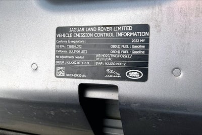 2022 Land Rover Range Rover Velar P250 R-Dynamic S