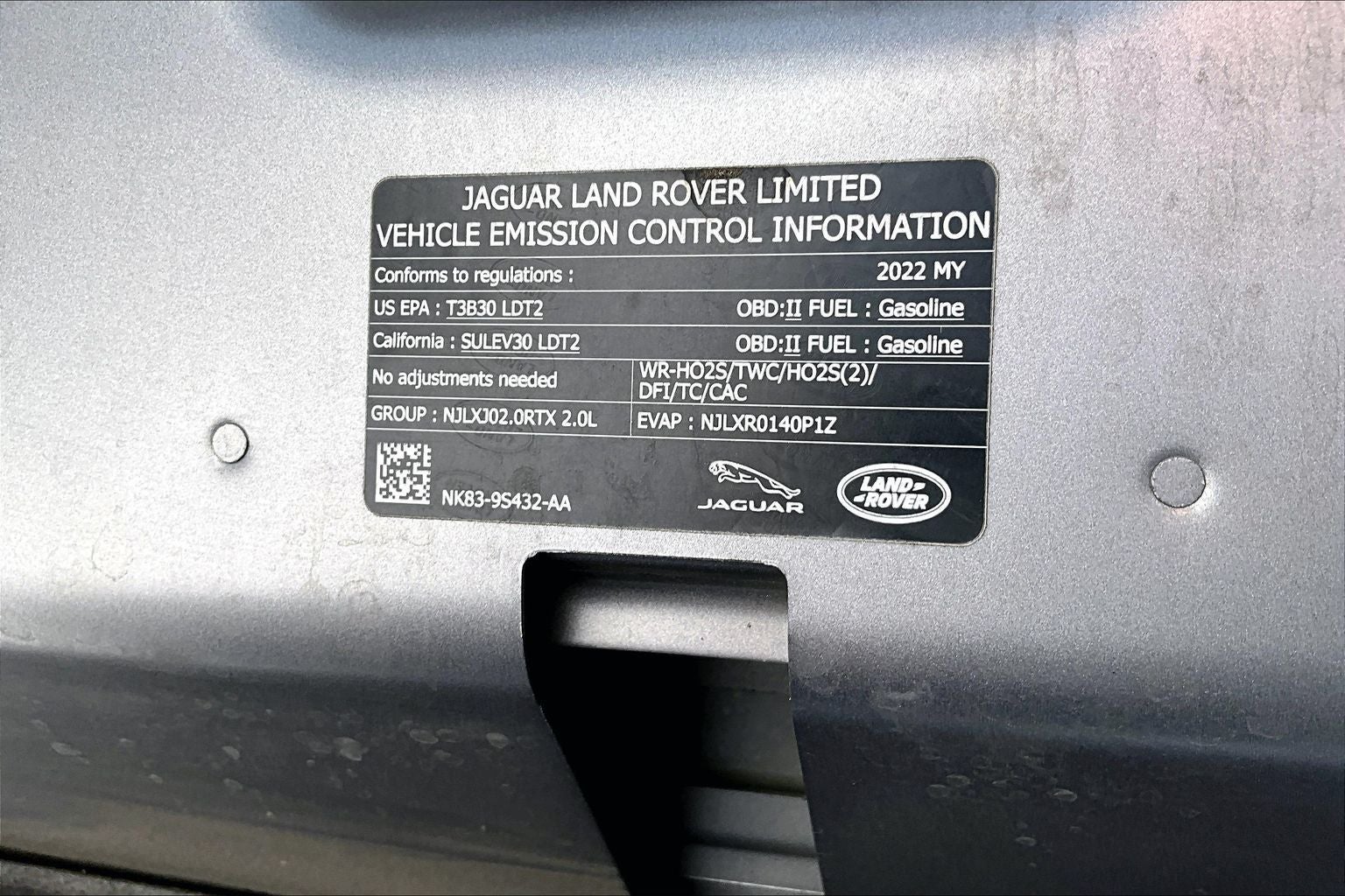 2022 Land Rover Range Rover Velar P250 R-Dynamic S