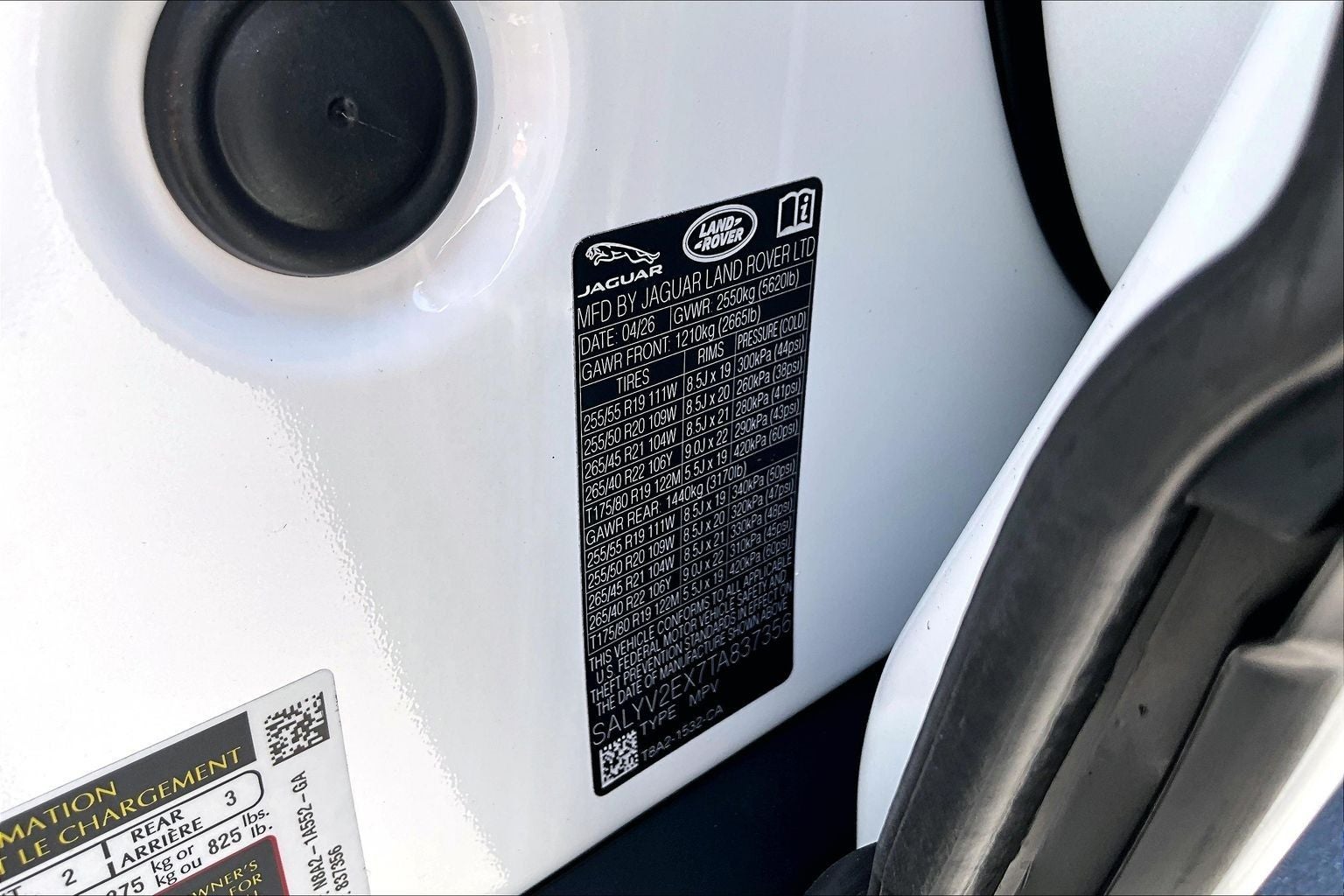 2026 Land Rover Range Rover Velar P250 Base