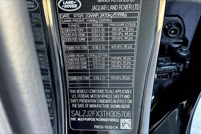 2026 Land Rover Range Rover Evoque S