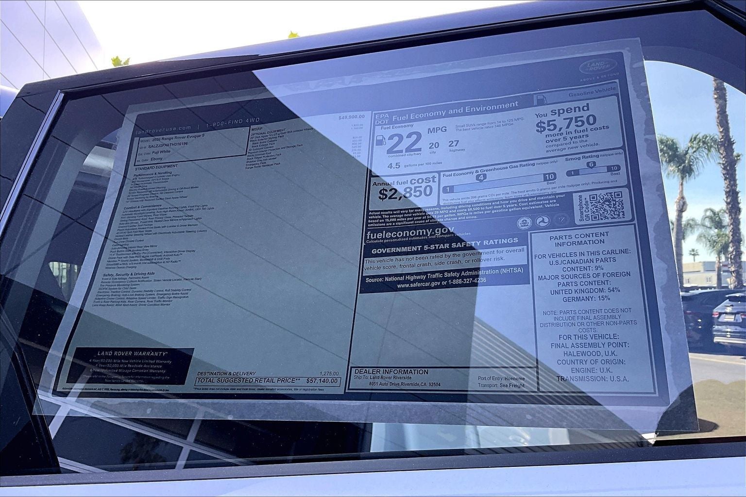 2026 Land Rover Range Rover Evoque S