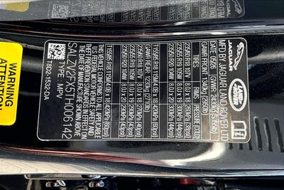 2026 Land Rover Range Rover Evoque Hoxton