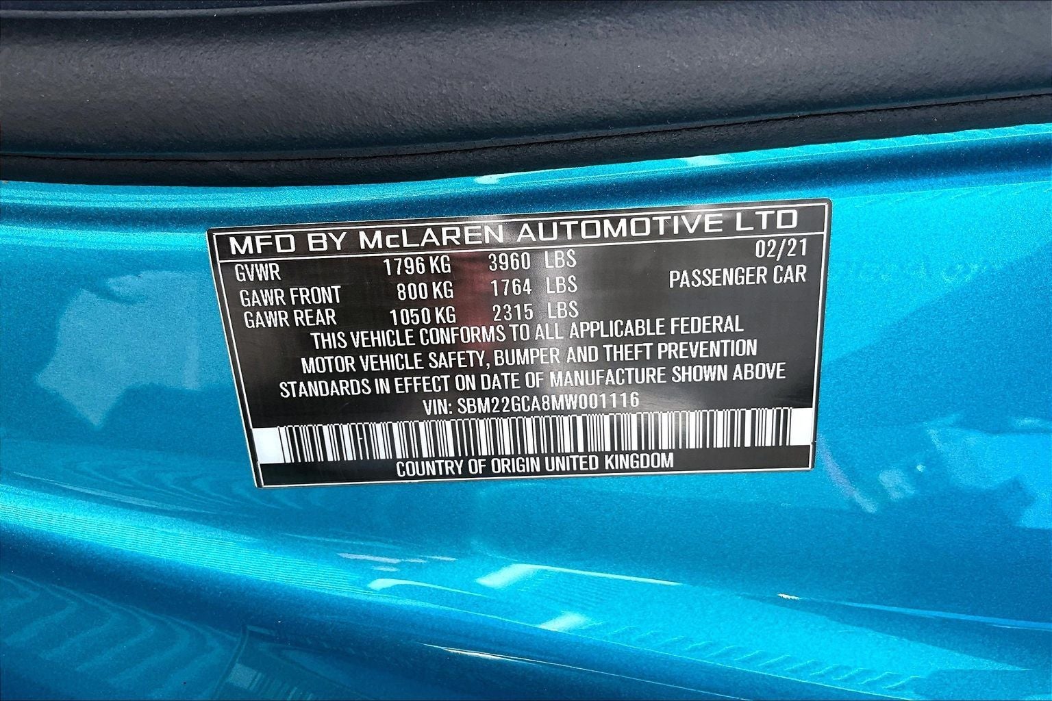 2021 McLaren GT Base