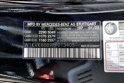 2023 Mercedes-Benz SL-Class SL 63 AMG® 4MATIC®
