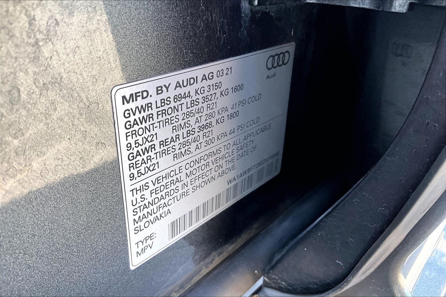 2021 Audi SQ7 Premium Plus quattro