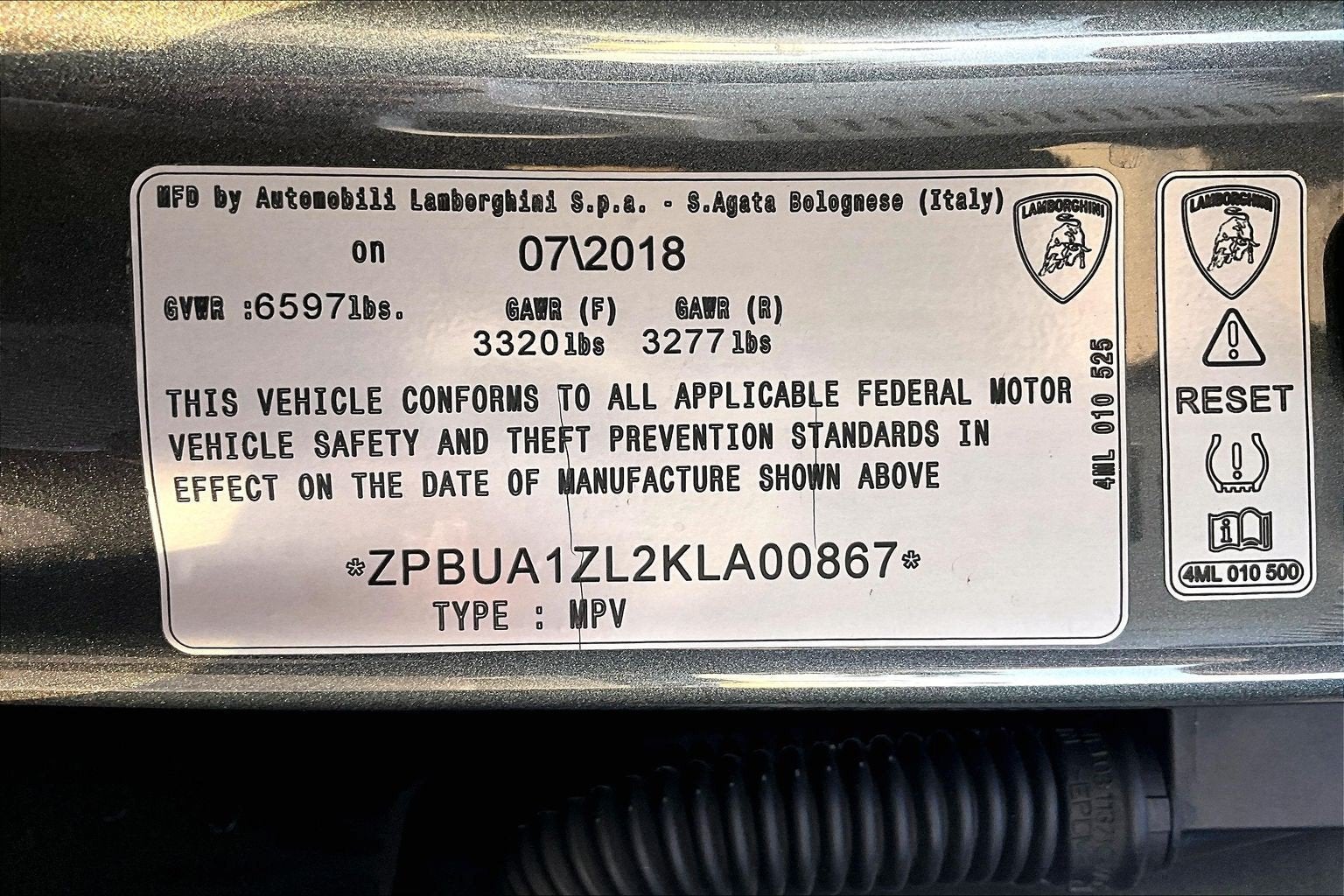 2019 Lamborghini Urus Base