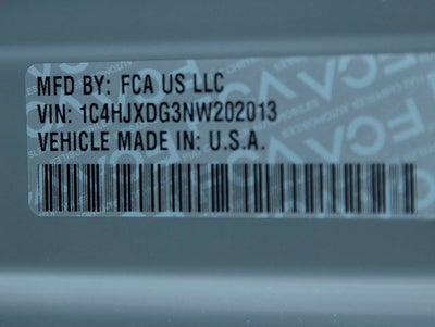 2022 Jeep Wrangler Unlimited Willys